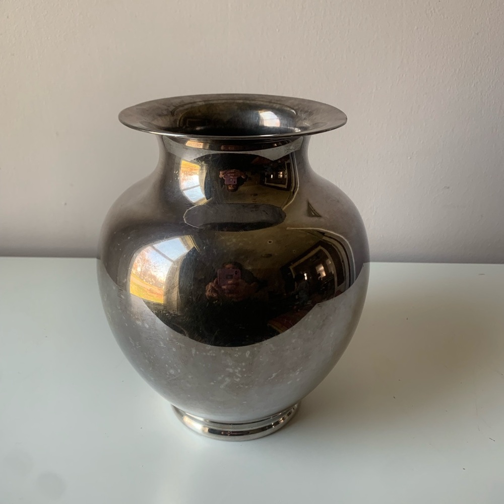 Vintage Silver-Plated Reed & Barton Vase 5074